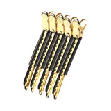 Gold Sectioning Clips Hairdressing
